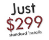 Standard earthqake valve installation price $299